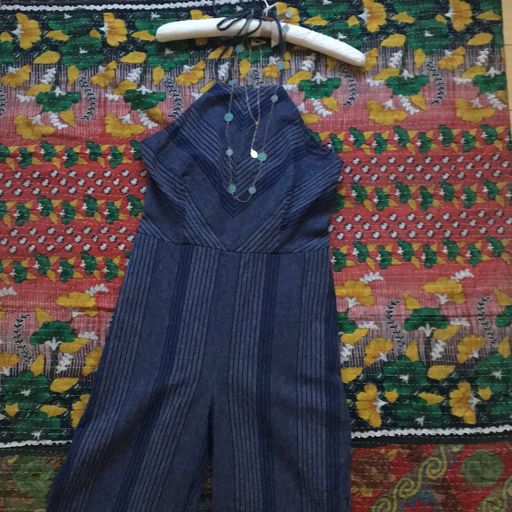 🌿Halter top Linen Jumpsuit